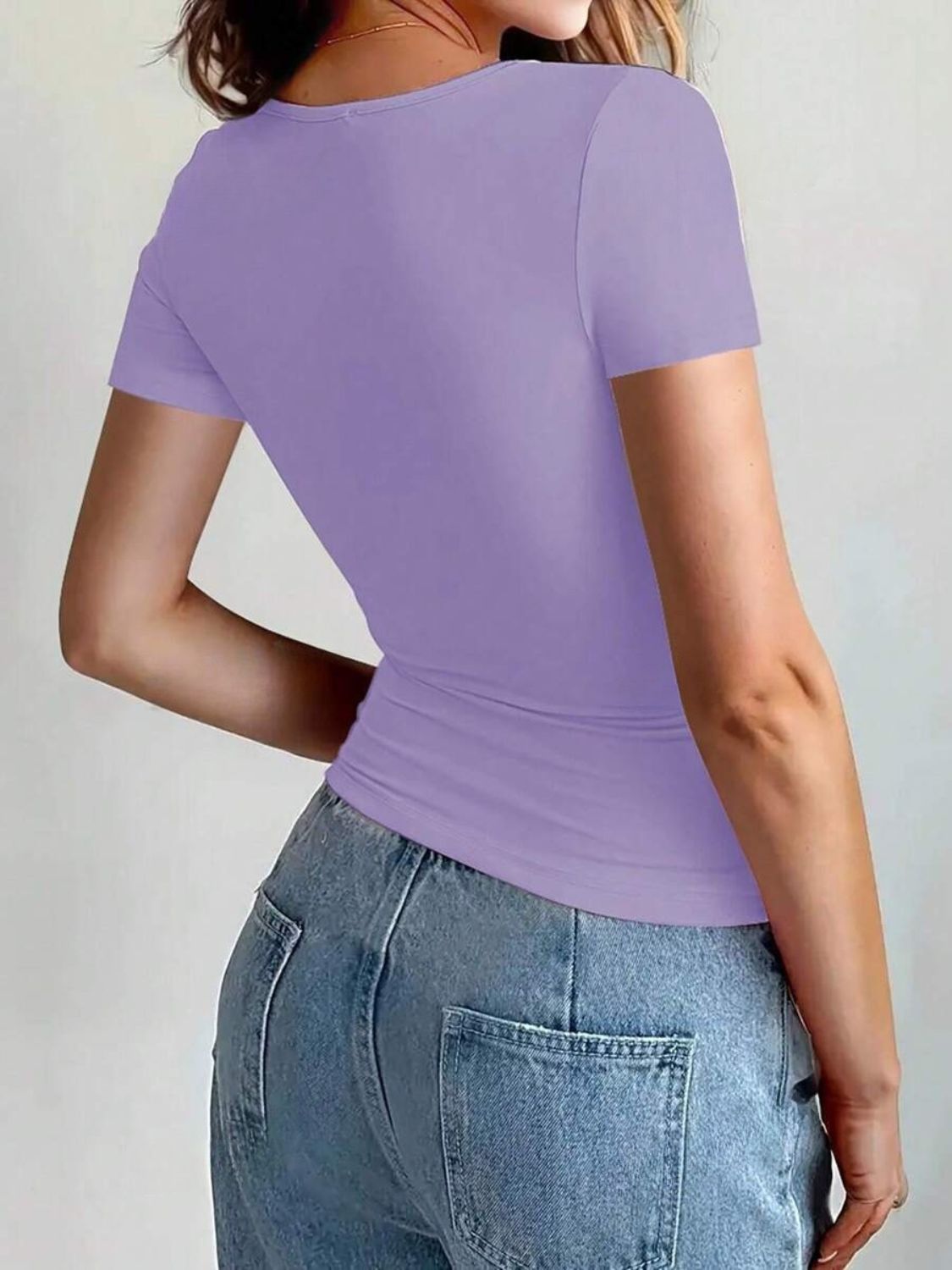 Round Neck Short Sleeve T-Shirt